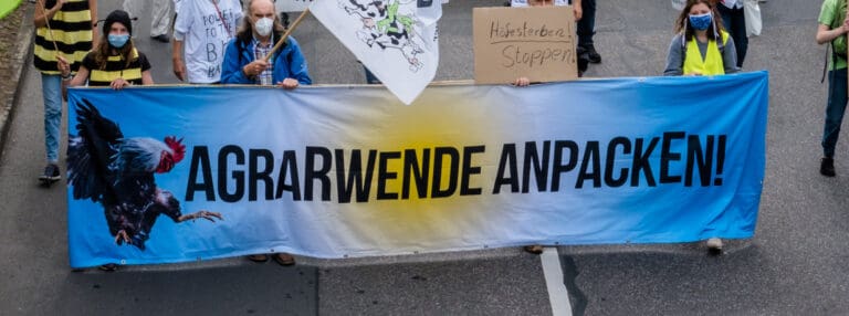 Demo gegen die Agrarindustrie fordert Pestizid-Ausstieg